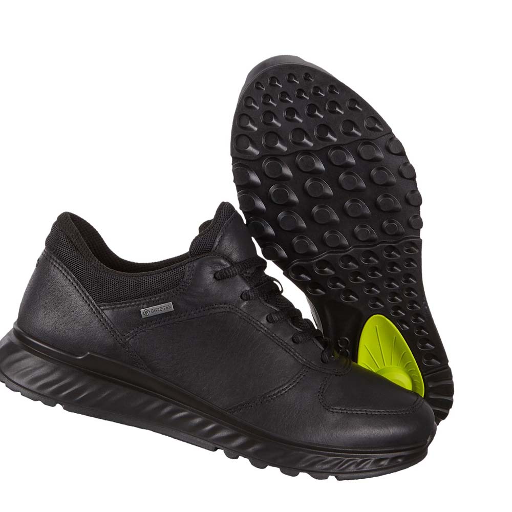 Női Ecco Exostride Low Gtx Tornacipő Fekete | HU 220QMA